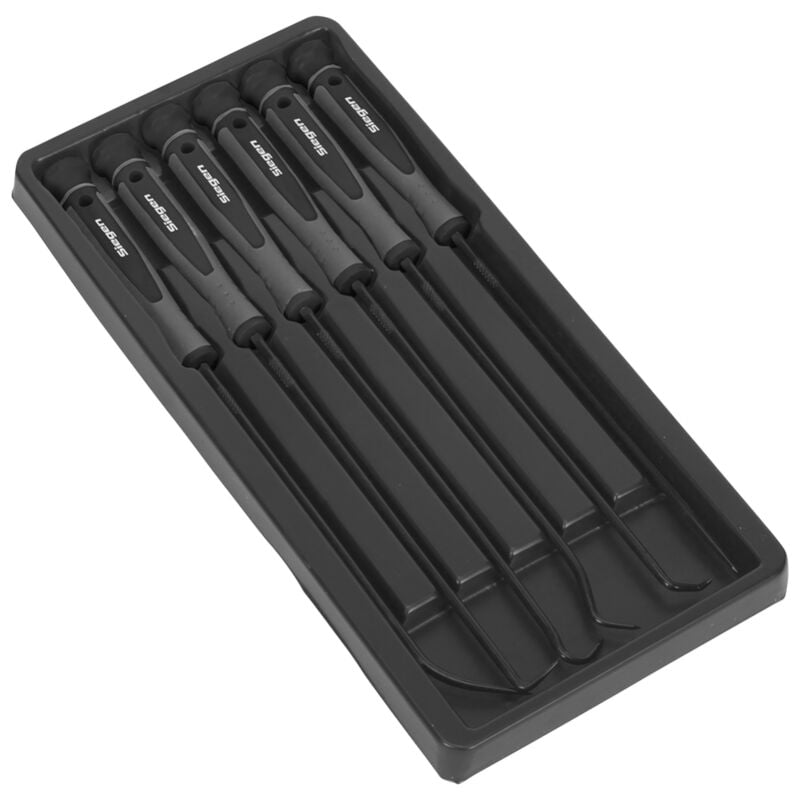 Sealey - Siegen Pick & Hook Set 6 Piece Extra Long