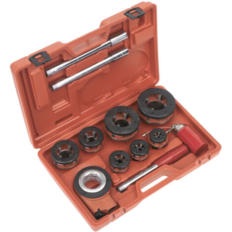 Sealey Pipe Threading set 7pc 3/8""- 2""BSPT PTK992