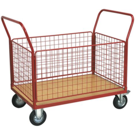 Sealey Platform Truck with 4 Removable Sides 300kg 1200 x 800mm CST773