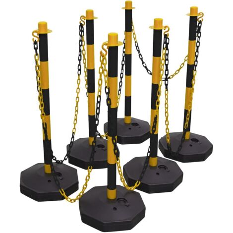Sealey Post & Chain Kit 25m - Black/Yellow BYSBKIT
