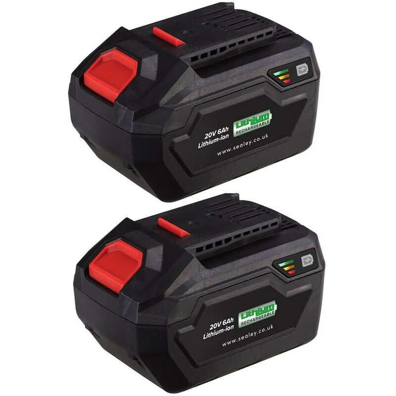 BK06 Power Tool Battery Pack 20V 6Ah Kit for SV20V Series - Sealey