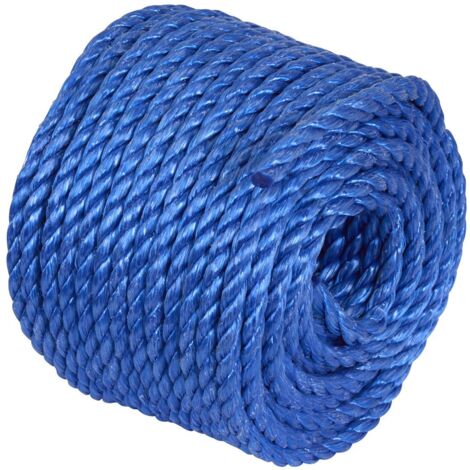 Sealey PR830 8mm x 30m Polypropylene Split Film Twisted Rope, Blue
