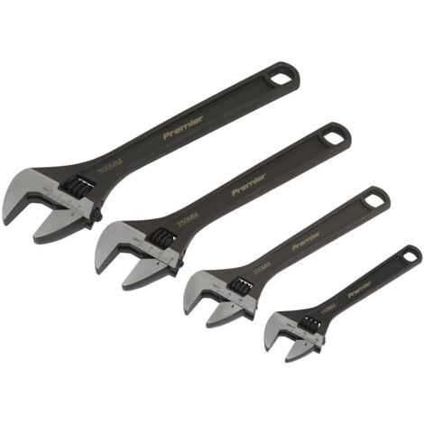 Sealey Premier Adjustable Wrench Set 4pc AK9567