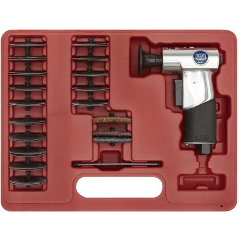 Sealey Premier Air Mini Sander Kit 50mm 35pc SA720