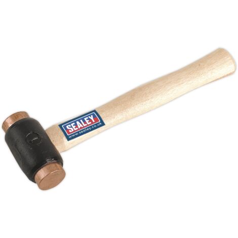 Sealey Premier Copper Faced Hammer with Hickory Shaft 1.75lb CFH02