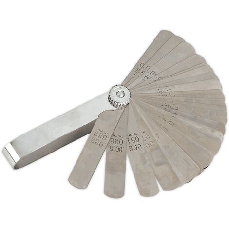 Sealey Premier Dual Marked Feeler Gauge 35 Blade VS512