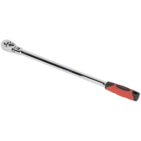 Sealey Premier Extra-Long Flexi-Head Ratchet Wrench 3/8""Sq Drive 455mm AK6697