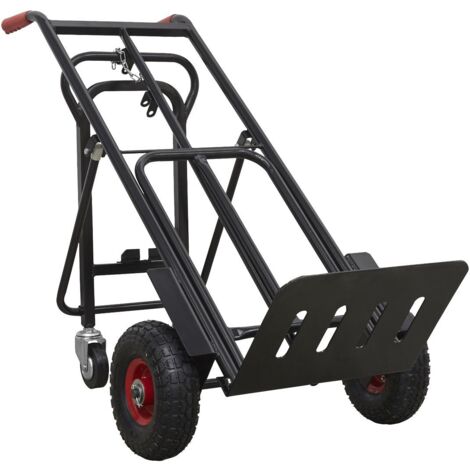 Sealey Premier Heavy-Duty 3-in-1 Sack Truck with PU Tyres 300kg Capacity CST989HD