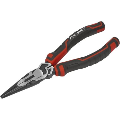 Sealey Premier High Leverage Long Nose Pliers 200mm AK8373