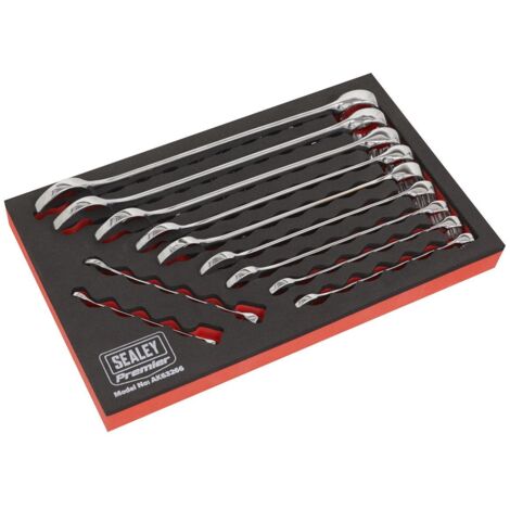 Sealey Premier Imperial Combination Spanner Set 11pc AK63266
