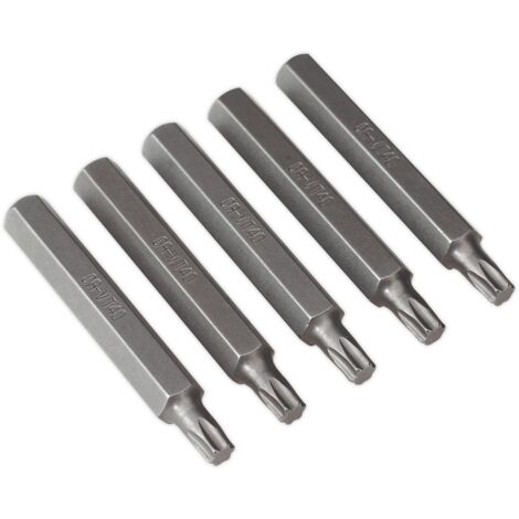 Sealey Premier Long TRX-Star Bit T40 - Pack of 5 TX40L5