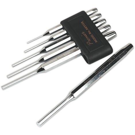 Sealey Premier Parallel Pin Punch Set 6pc AK9128