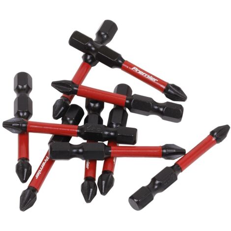 Sealey Premier Phillips Impact Power Tool Bits 2 x 50mm 10pc AK8274