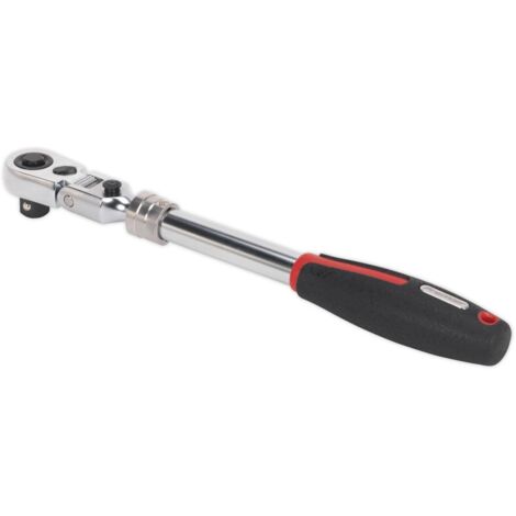 Sealey Premier Platinum Locking Flexi-Head Extendable Ratchet Wrench 1/2""Sq Drive AK8984