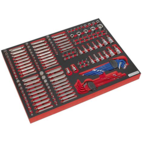 Sealey Premier Platinum Specialised Bit & Socket Set with Tool Tray 177pc TBTP07