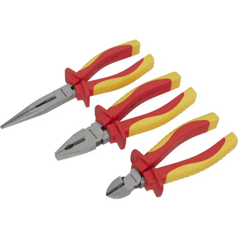 Sealey Premier Pliers Set 3pc - VDE Approved AK83452