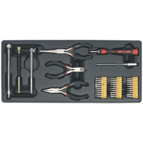 Sealey Premier Precision & Pick-Up Tool Set with Tool Tray 38pc TBT17