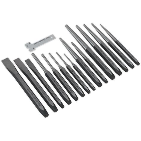Sealey Premier Punch & Chisel Set 16pc AK9216