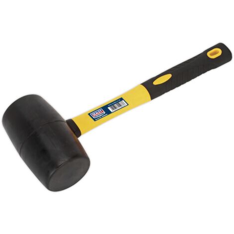 Sealey Premier Rubber Mallet with Fibreglass Shaft 2lb RMB200