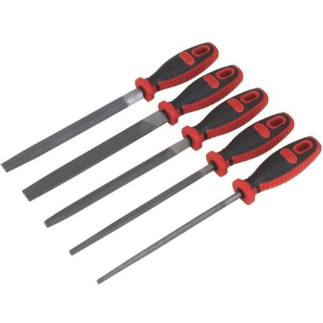 Sealey Premier Smooth Cut Engineer�s File Set 200mm 5pc AK586