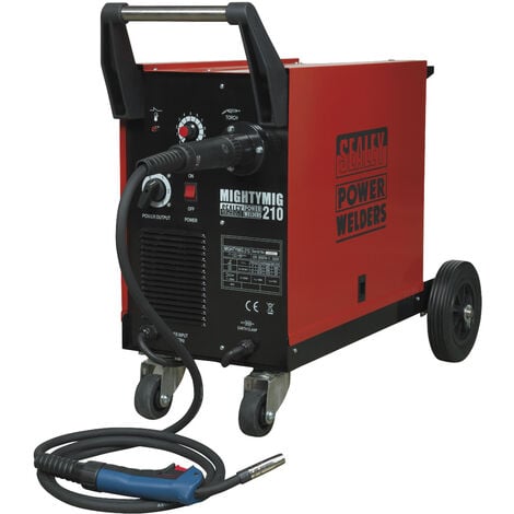 Sealey Professional Gas/No-Gas MIG Welder 210A with Euro Torch MIGHTYMIG210