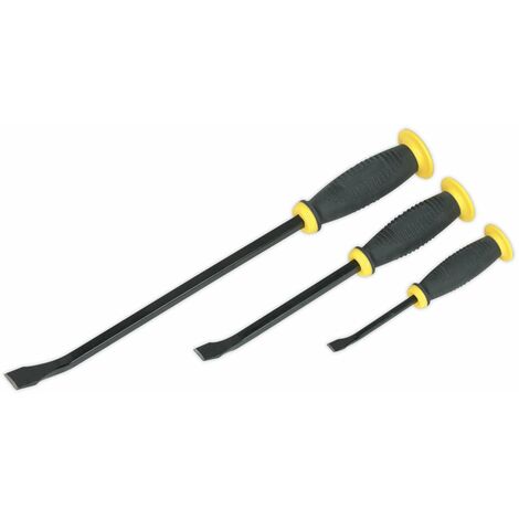 Sealey Pry Bar Set with Hammer Cap 3pc S0558