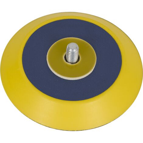 Sealey PTC75VAM14 75mm Hook & Loop Backing Pad 1/4""UNC Male