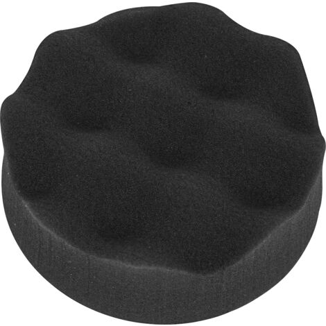 Sealey PTCCHV79P Hook-and-Loop Buffing & Polishing Foam Head 80 x 25mm - Black/Soft