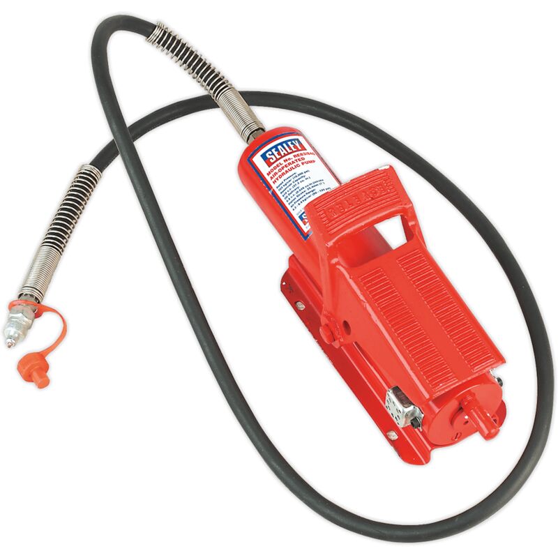 RE83/840/CWH Air Hydraulic Pump 10tonne with Hose - Sealey