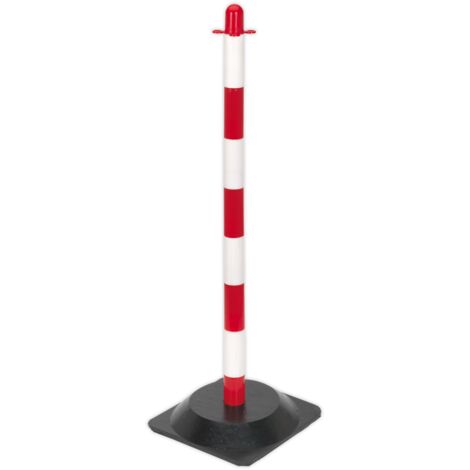 Sealey Red/White Post with Base RWPB01