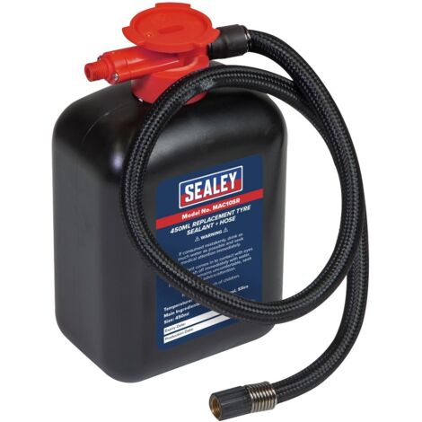 Sealey Replacement Tyre Sealant & Hose 450ml MAC10SR