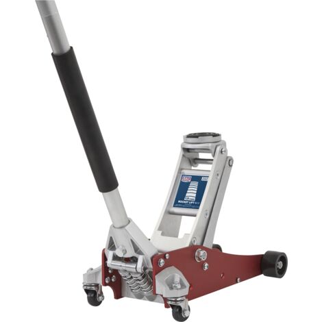 Sealey RJA1550 Premier Low Profile Aluminium Trolley Jack with Rocket Lift 1.5 Tonne