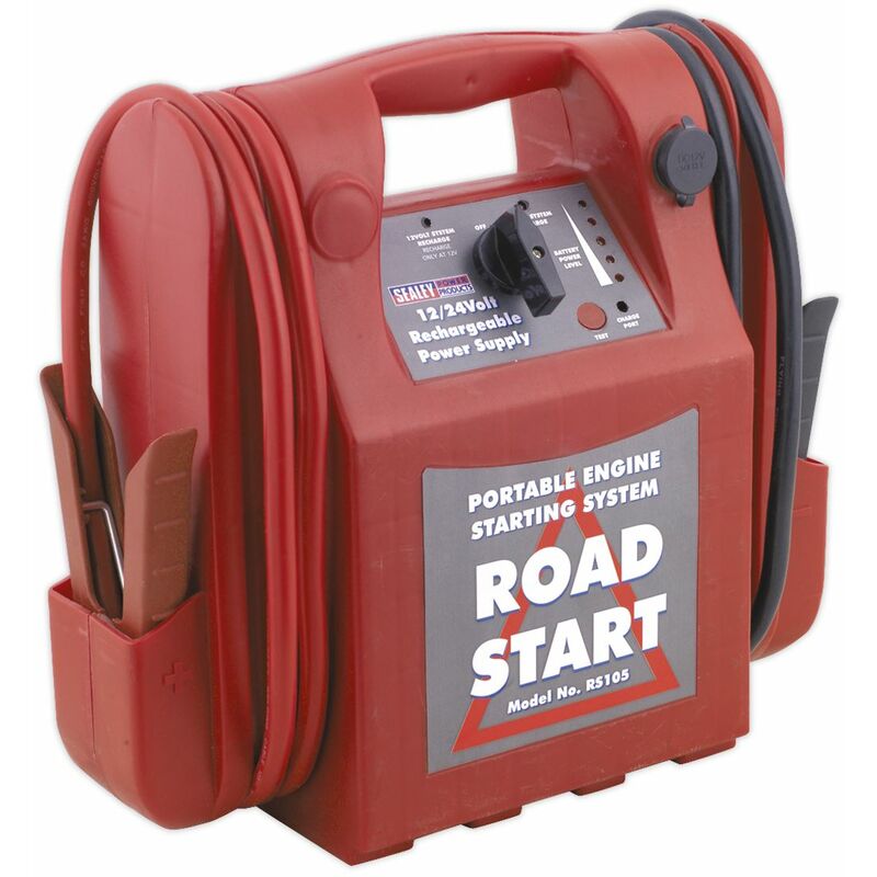 RoadStart® Emergency Jump Starter 12/24V 3200/1600 Peak Amps RS105 - Sealey