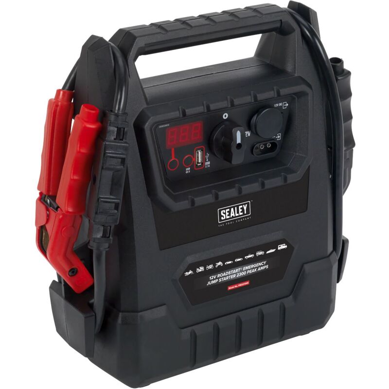 Schumacher® RoadStart® Emergency Jump Starter 12V 2300 Peak Amps - dekra Approved PBI2212GS - Sealey