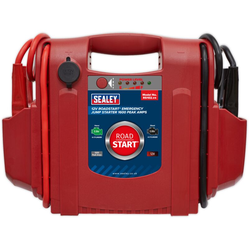 Sealey - RS102 RoadStart® 12V Emergency Jump Starter 1600 Peak Amps