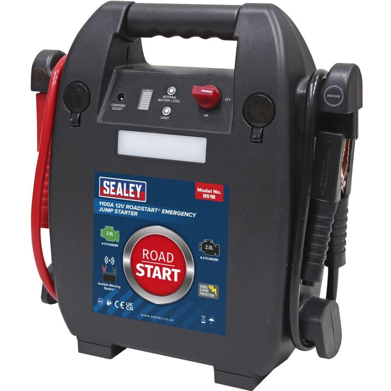 Sealey - RS1B RoadStart® 12V Emergency 4-Cylinder Jump Starter 2L