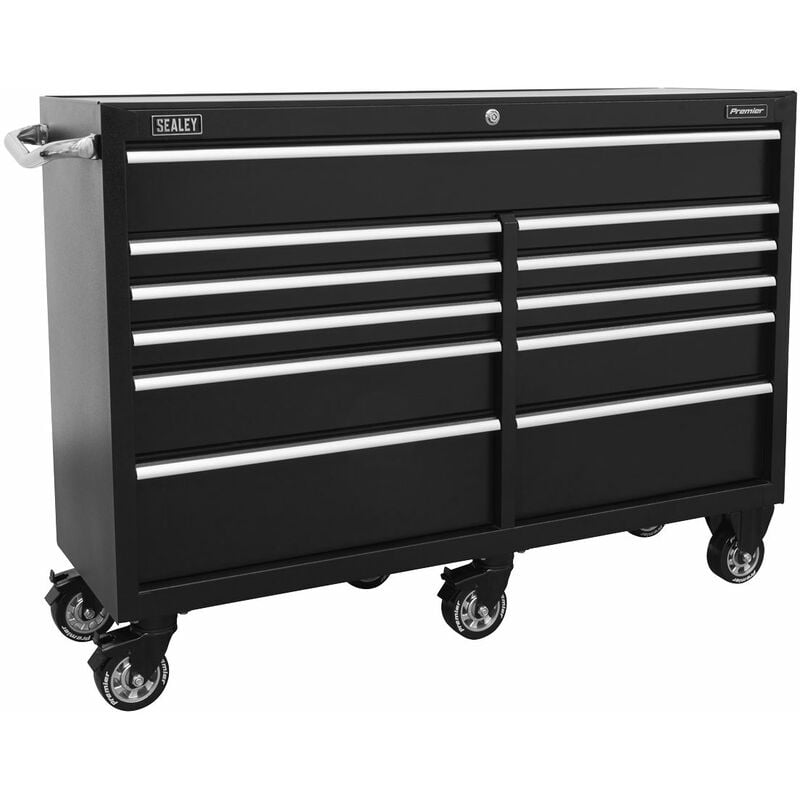 Sealey - Rollcab 11 Drawer 1430mm Heavy-Duty Black PTB143011