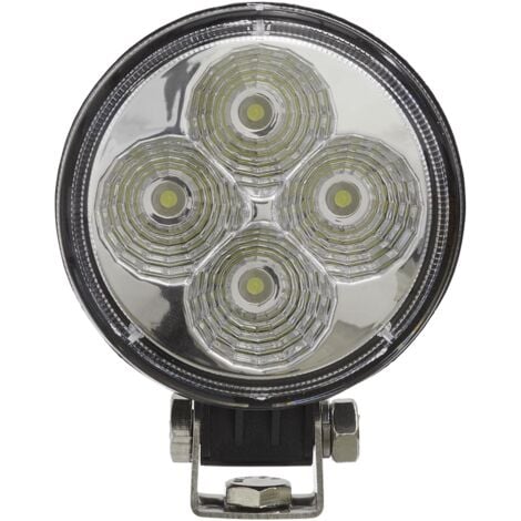 Sealey Round Work Light with Mounting Bracket 12W LED