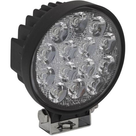 Sealey Round Worklight with Adjustable Bracket 42W SMD LED LED4R