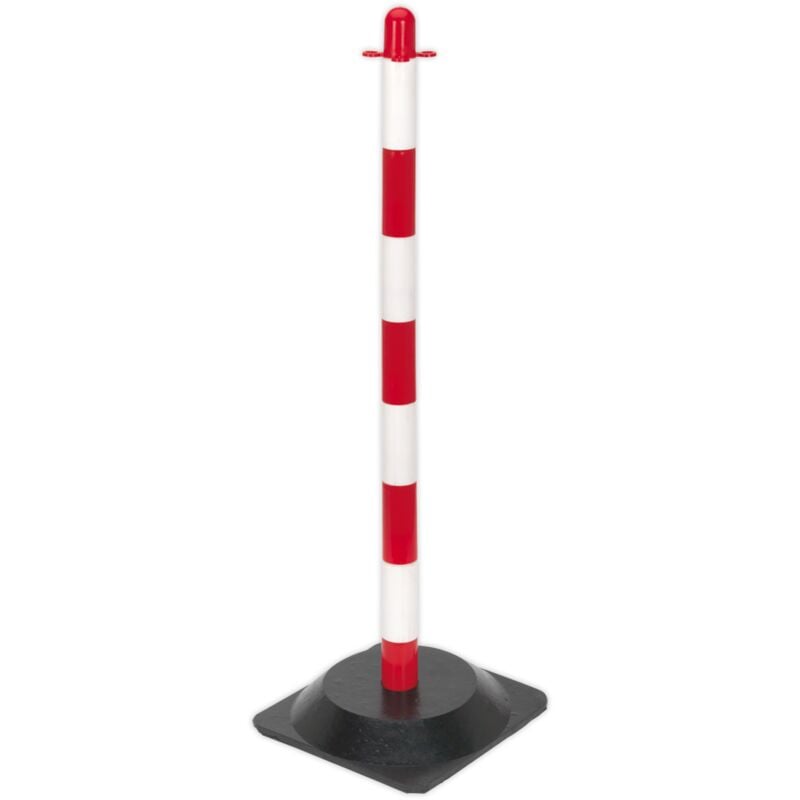 RWPB01 Red/White Post with Base - Sealey