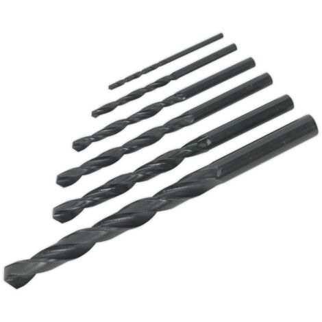 Sealey S01039 Siegen HSS Drill Bit Set 6pc - DIN 338