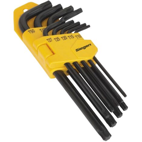 Sealey S01095 Long TRX-Star Key Set 9pc