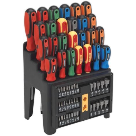 Sealey S01152 Siegen Screwdriver, Bit & Nut Driver Set 61pc