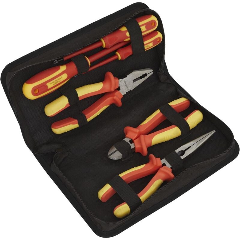 S01218 Siegen Electrical Tool Kit 6pc - vde Approved - Sealey
