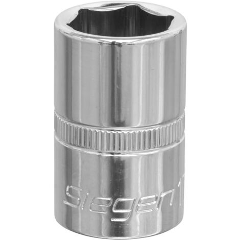 Sealey Siegen Socket 1/2"Sq Drive 17mm – Chrome vanadium steel – Hardened and tempered for strength – WallDrive® configuration