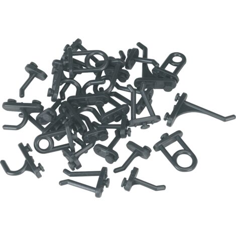 Sealey S0766 Hook Assortment for Composite Pegboard 30pc