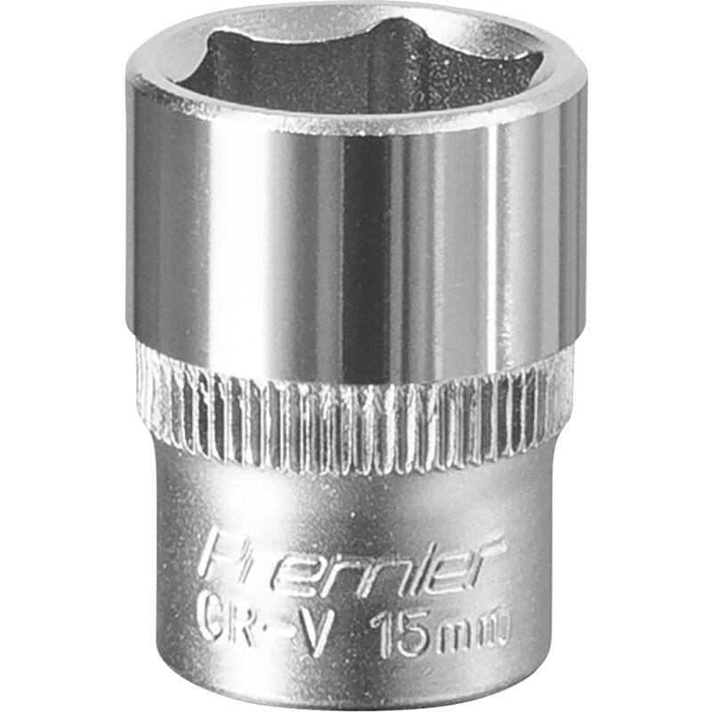 S3815 Premier Socket 3/8'Sq Drive 15mm - Sealey