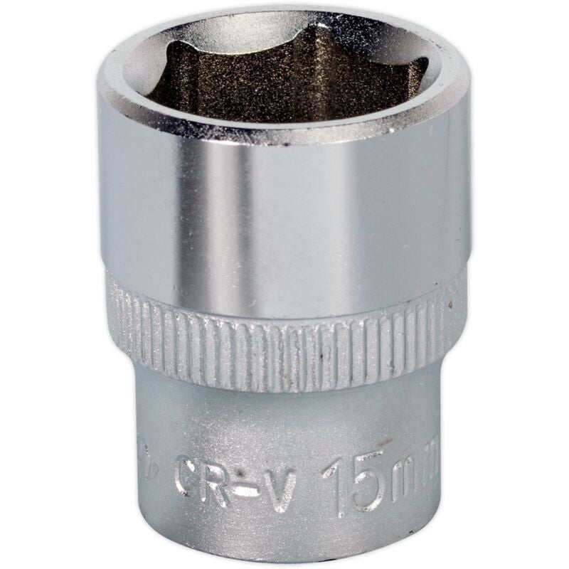 S3815 WallDrive® Socket 15mm 3/8'Sq Drive - Sealey