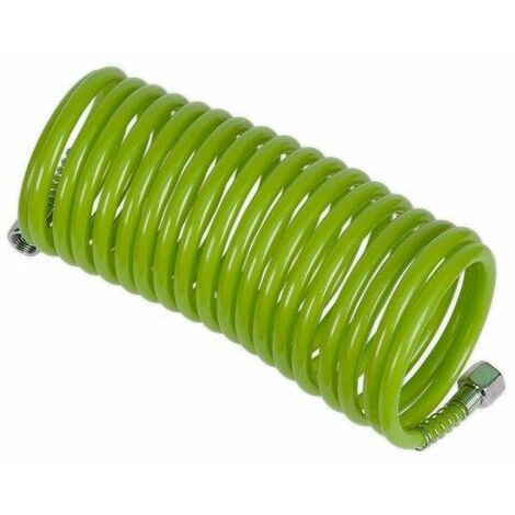 Silverline 269591 Coiled Air Hose 10m for sale online 