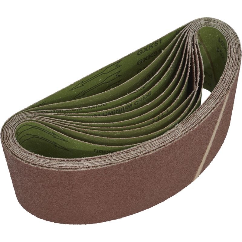Sealey WSB6140 Worksafe® 100 x 610mm Sanding Belt 40Grit - Pack of 10